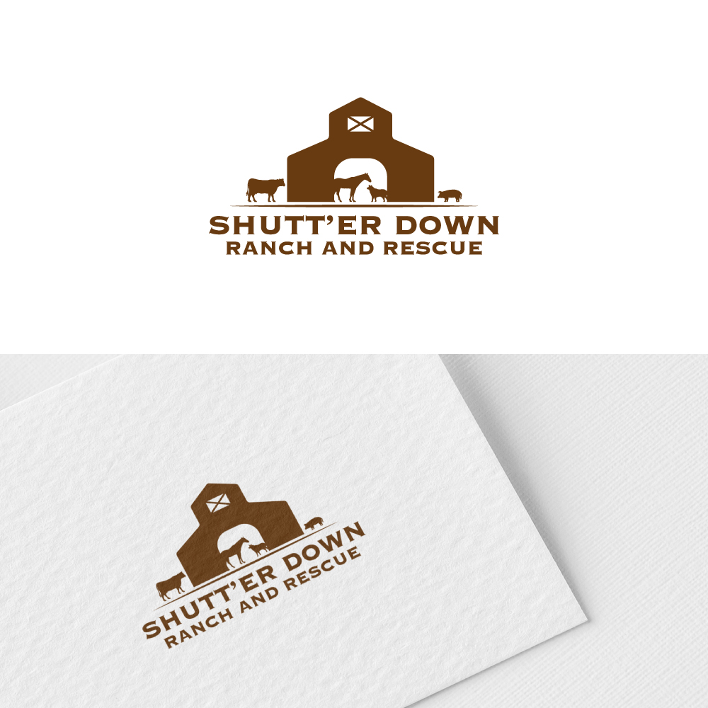 Design de Logo par NOMLAS pour Shutt’er Down Ranch and Rescue | Design #27869074