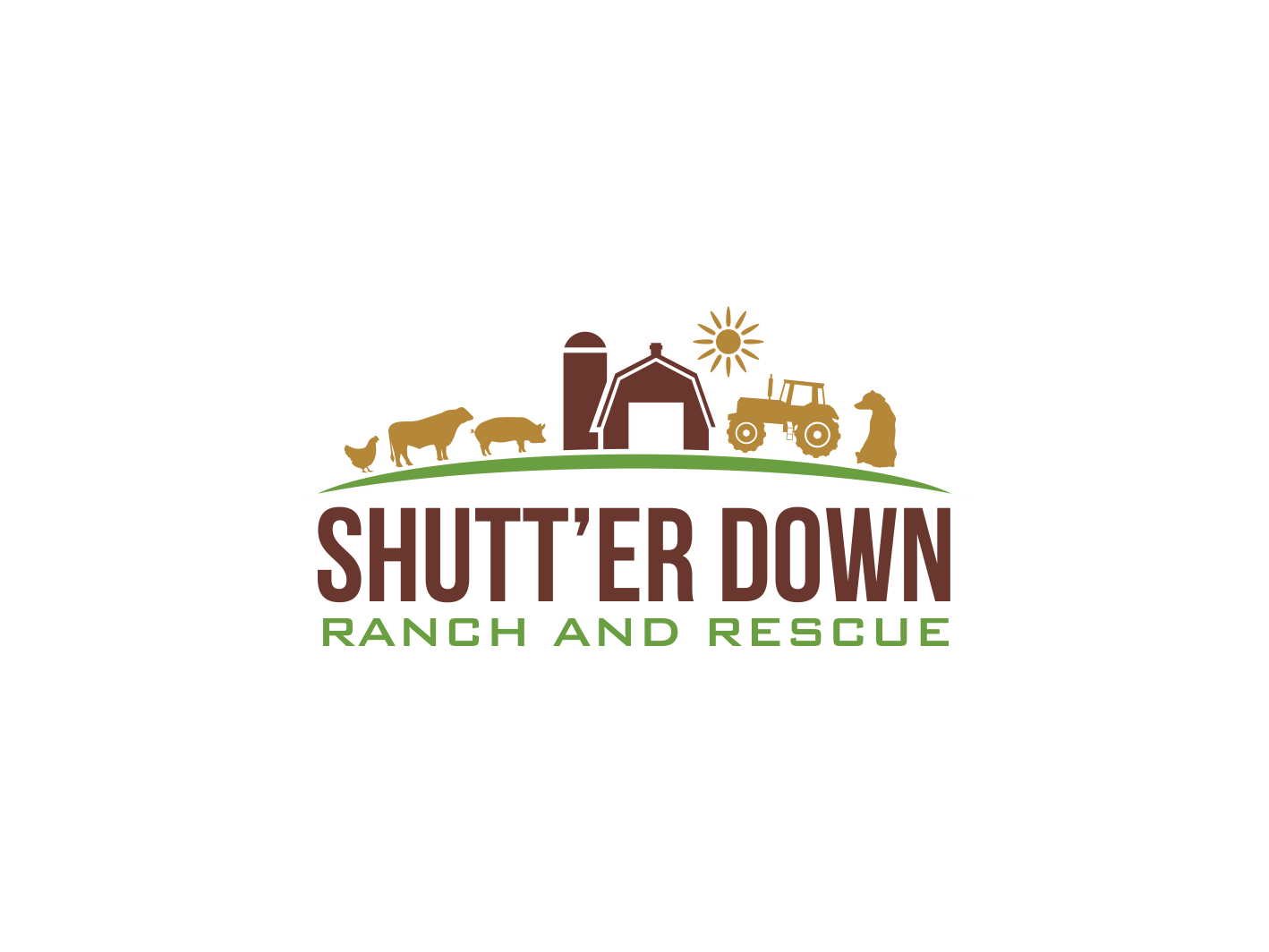 Logo Design by BNdesigner for Shutt’er Down Ranch and Rescue | Design #27854989