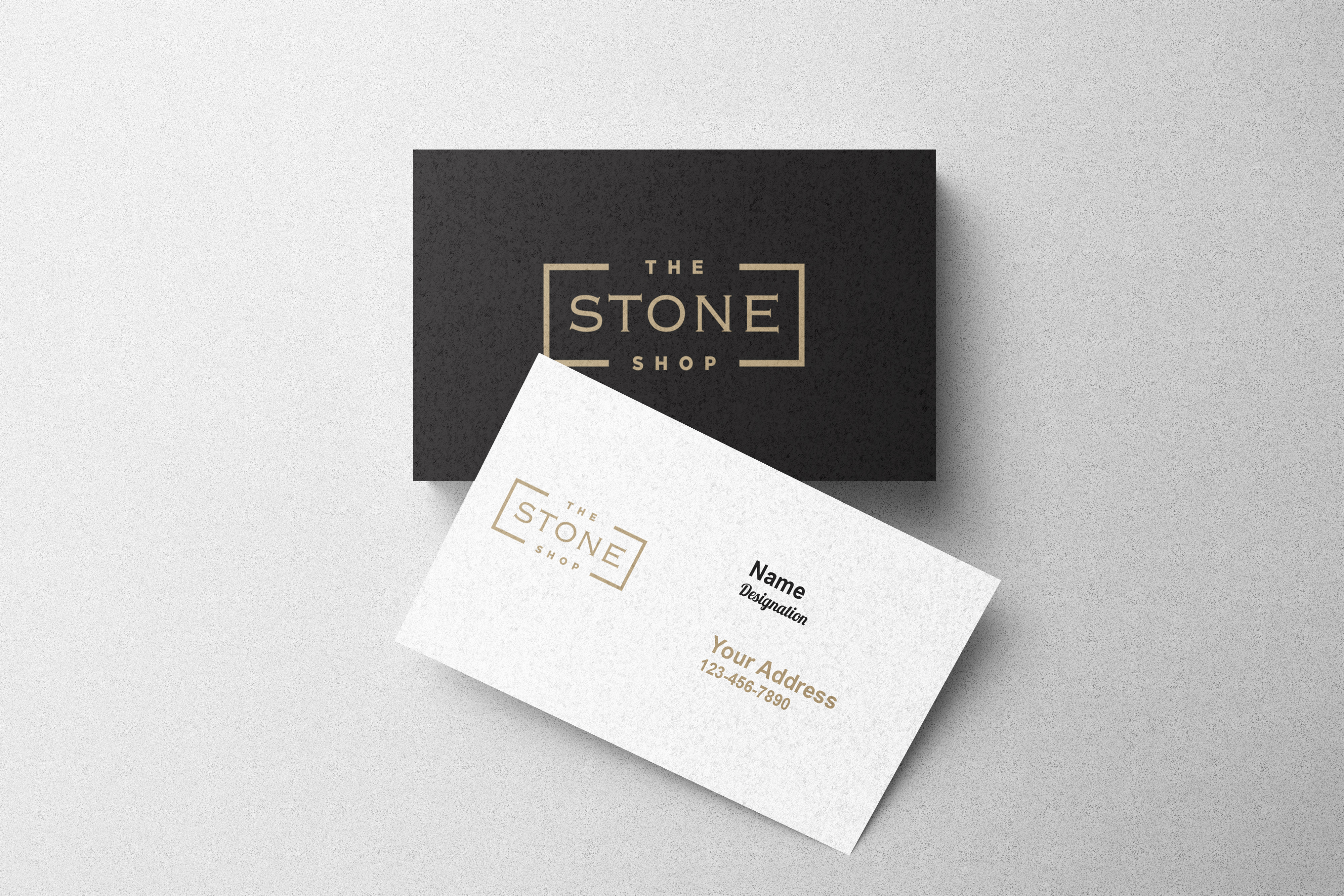 Diseño de Tarjeta de Presentación por Akaram Advertising para The Stone Shop | Diseño #27851732