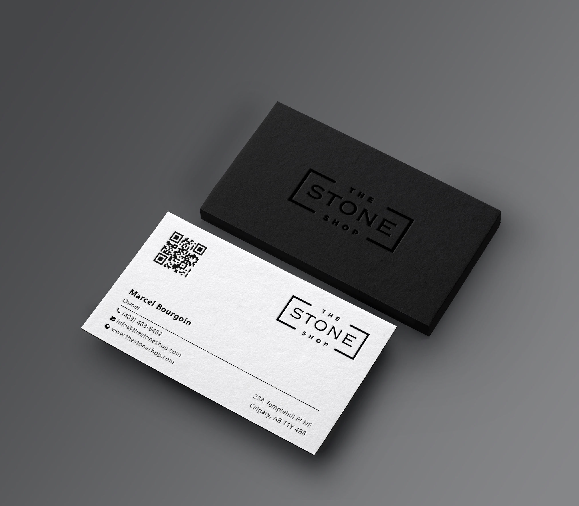 Business Card Design by Creative Moon Design for The Stone Shop | Design #27848319