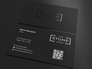Business Card Design by Creative Moon Design for The Stone Shop | Design: #27848326