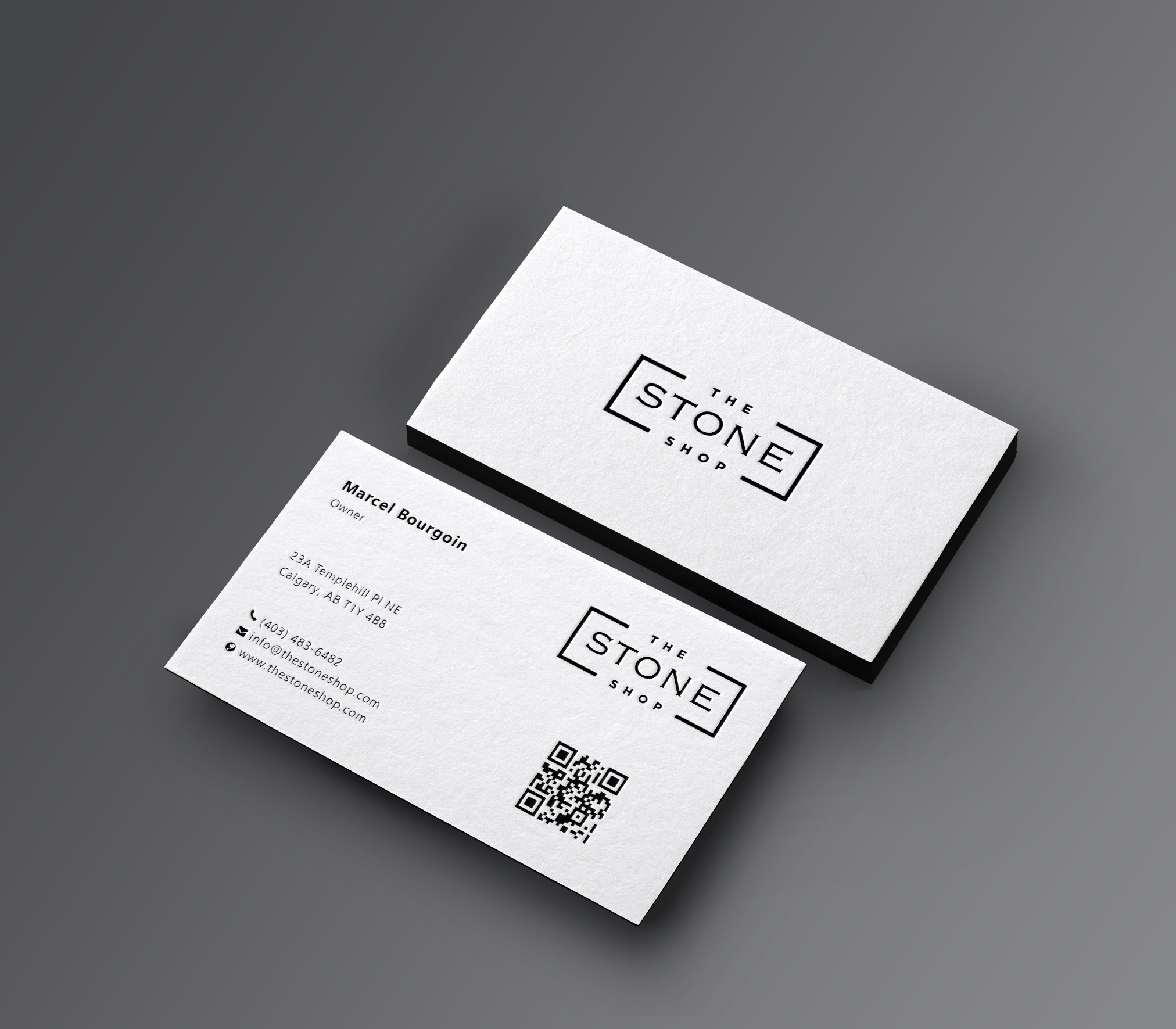 Business Card Design by Creative Moon Design for The Stone Shop | Design #27848329
