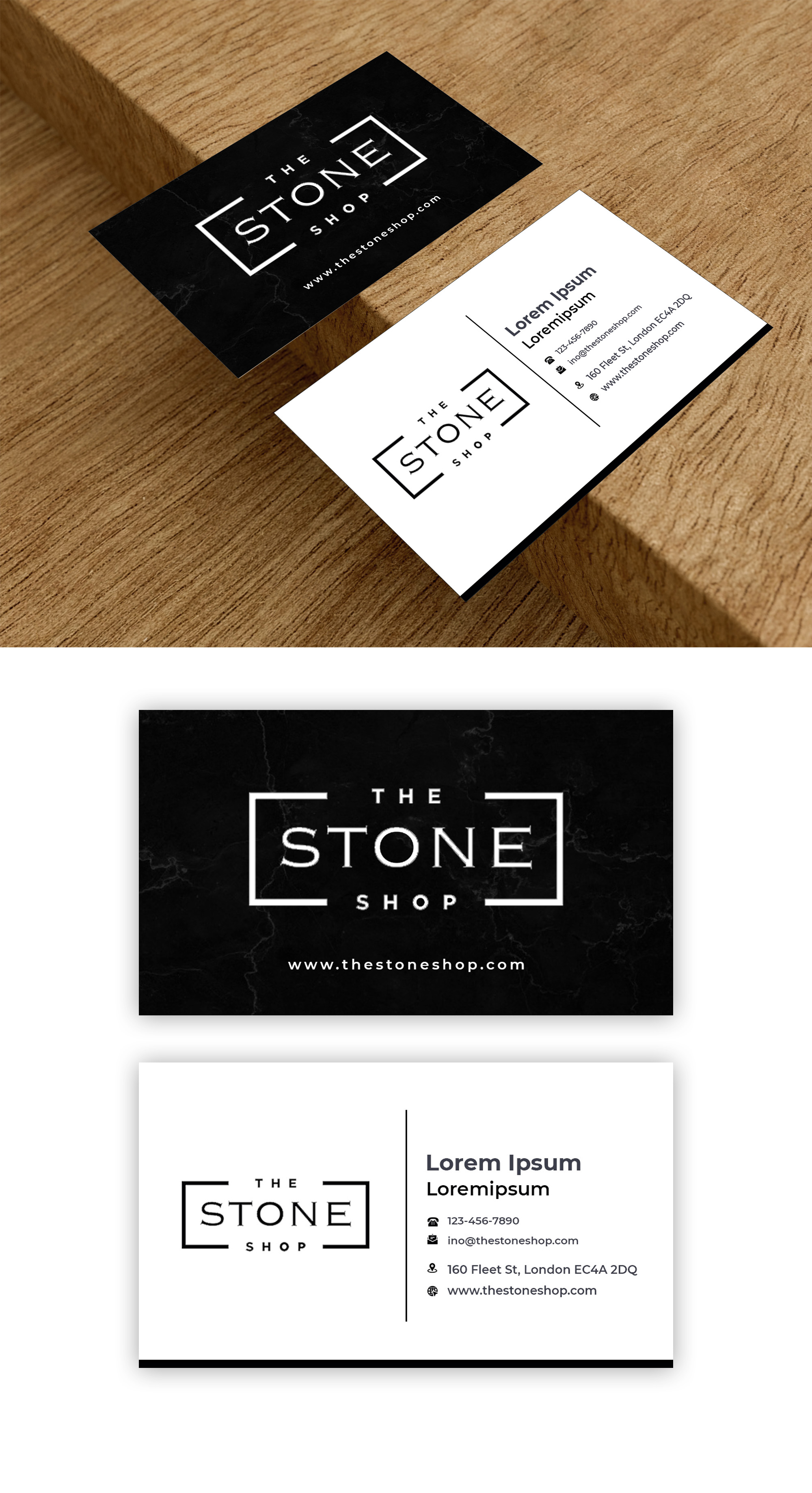 Business Card Design by debdesign for The Stone Shop | Design #27852386