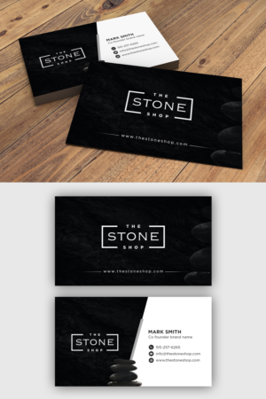 Business Card Design by debdesign for The Stone Shop | Design: #27855347
