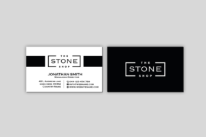 Business Card Design by Creations Box 2015 for The Stone Shop | Design: #27851178
