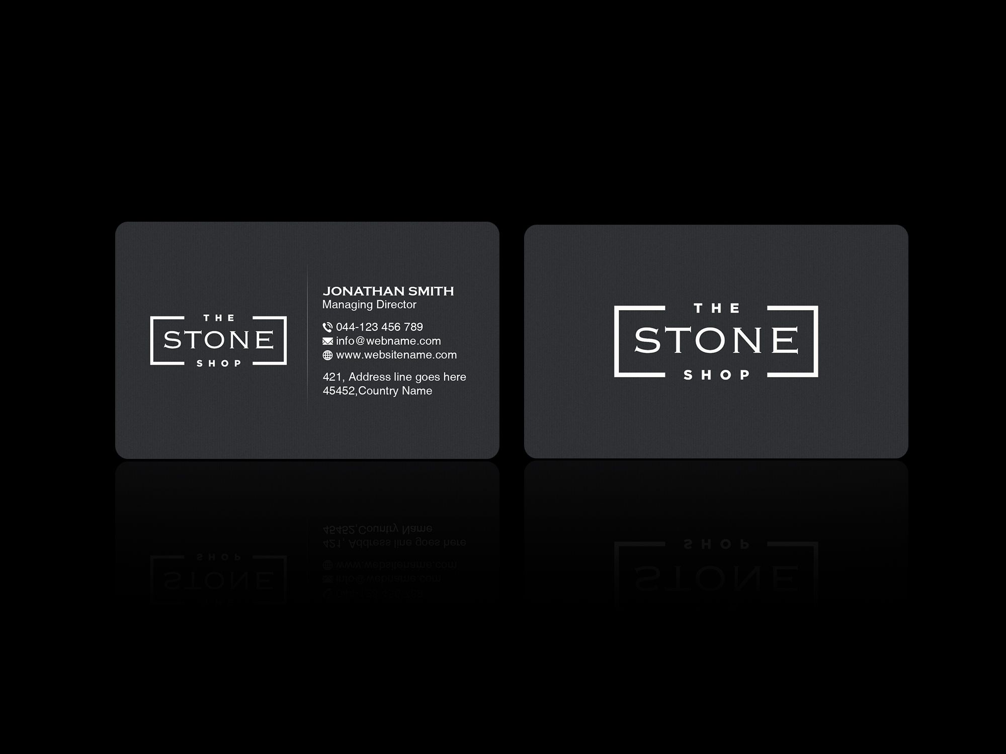 Business Card Design by Creations Box 2015 for The Stone Shop | Design #27851179