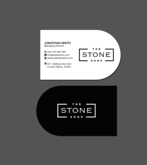 Business Card Design by Creations Box 2015 for The Stone Shop | Design: #27851185