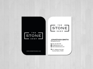 Business Card Design by Creations Box 2015 for The Stone Shop | Design: #27851186