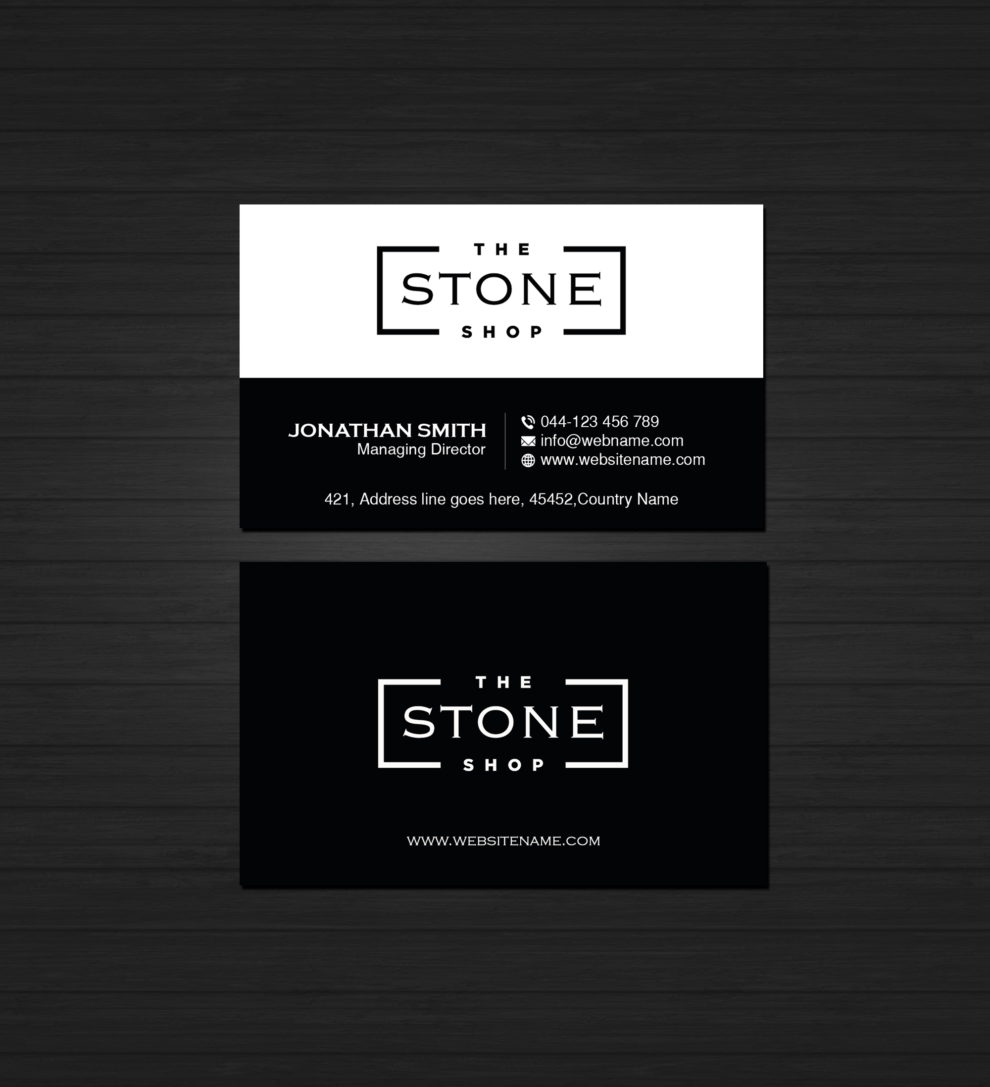 Business Card Design by Creations Box 2015 for The Stone Shop | Design #27851188