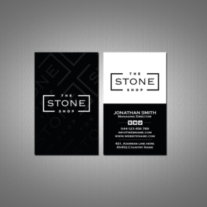 Business Card Design by Creations Box 2015 for The Stone Shop | Design: #27851190