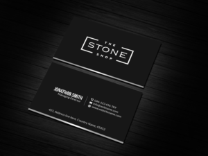 Business Card Design by Creations Box 2015 for The Stone Shop | Design: #27851197