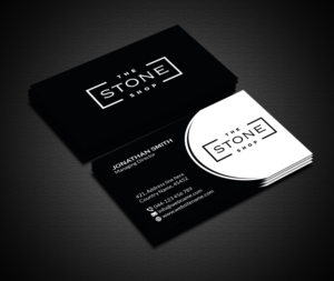 Business Card Design by Creations Box 2015 for The Stone Shop | Design: #27851198