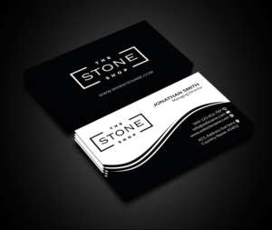 Business Card Design by Creations Box 2015 for The Stone Shop | Design: #27851200