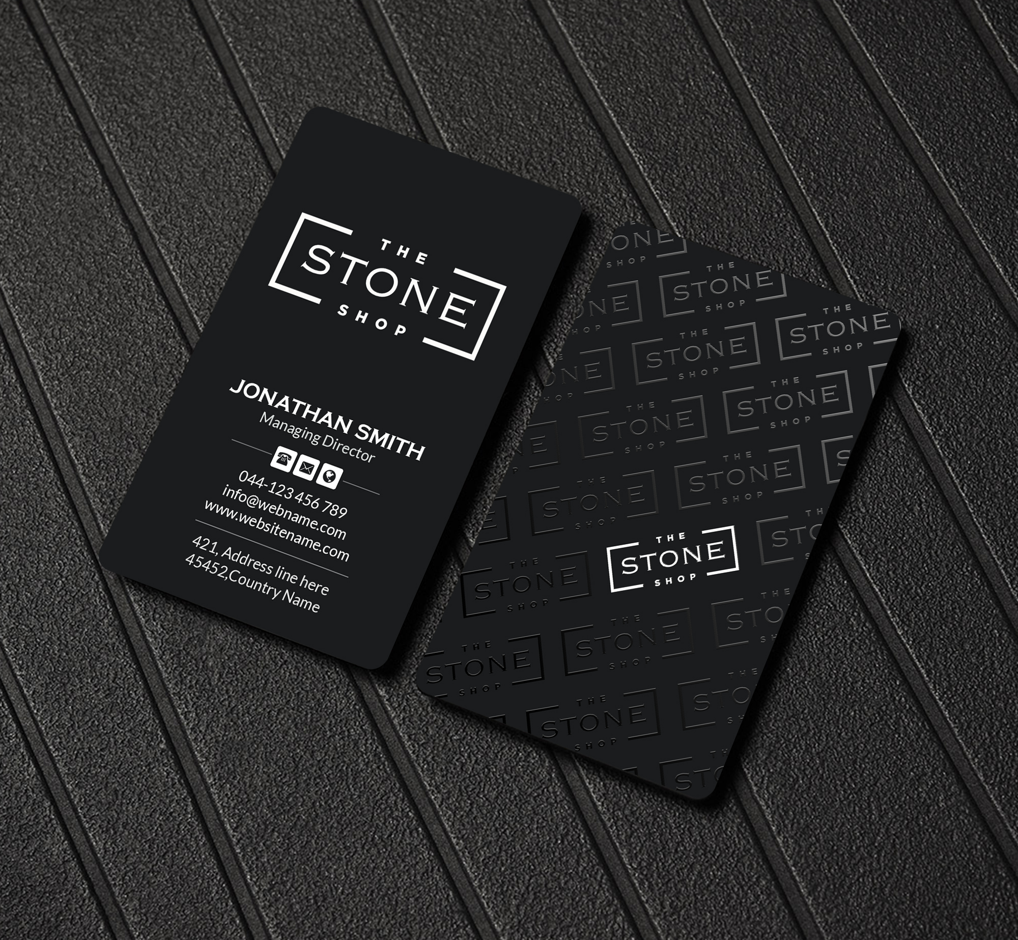 Business Card Design by Creations Box 2015 for The Stone Shop | Design #27851213