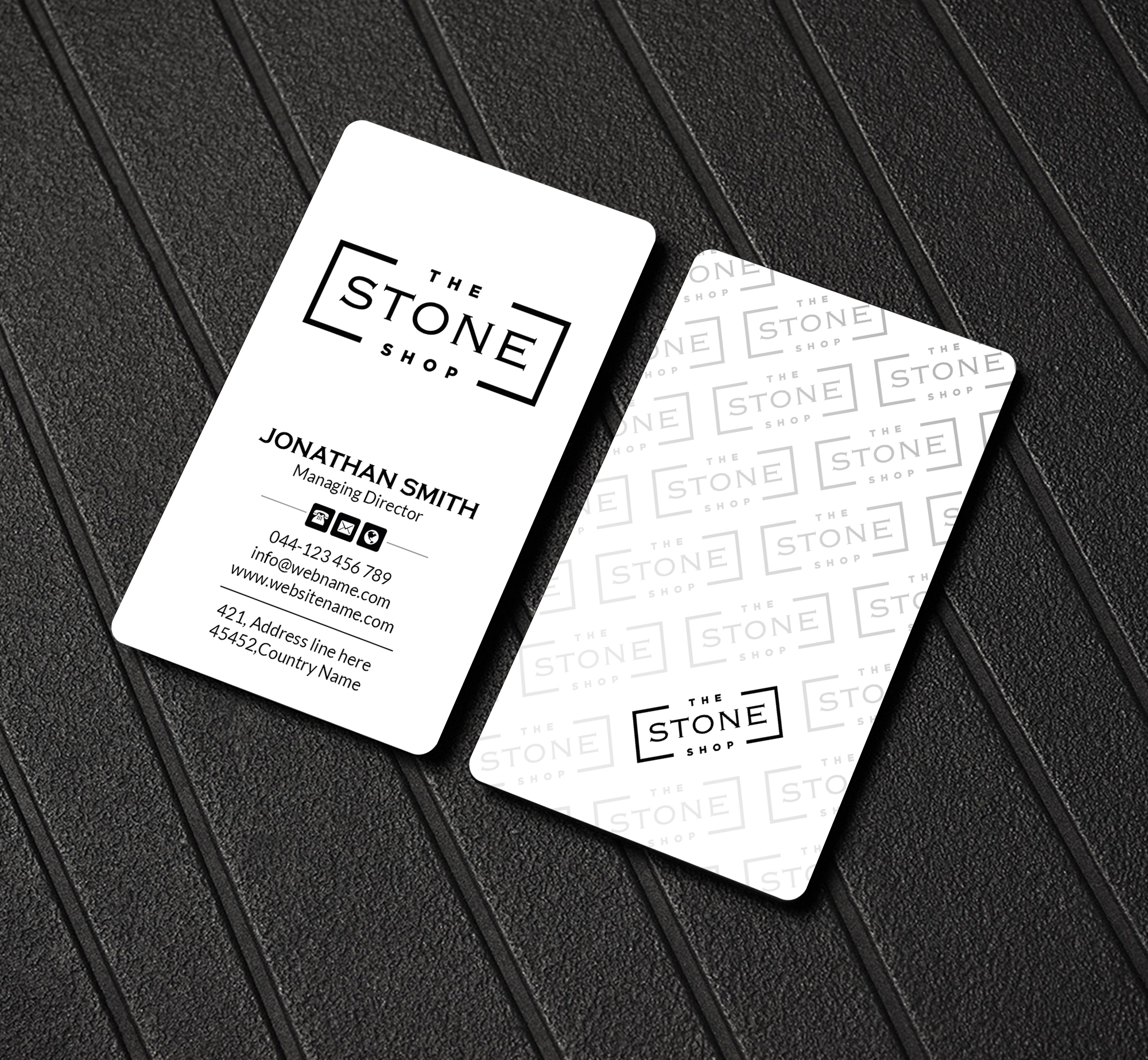 Business Card Design by Creations Box 2015 for The Stone Shop | Design #27851215