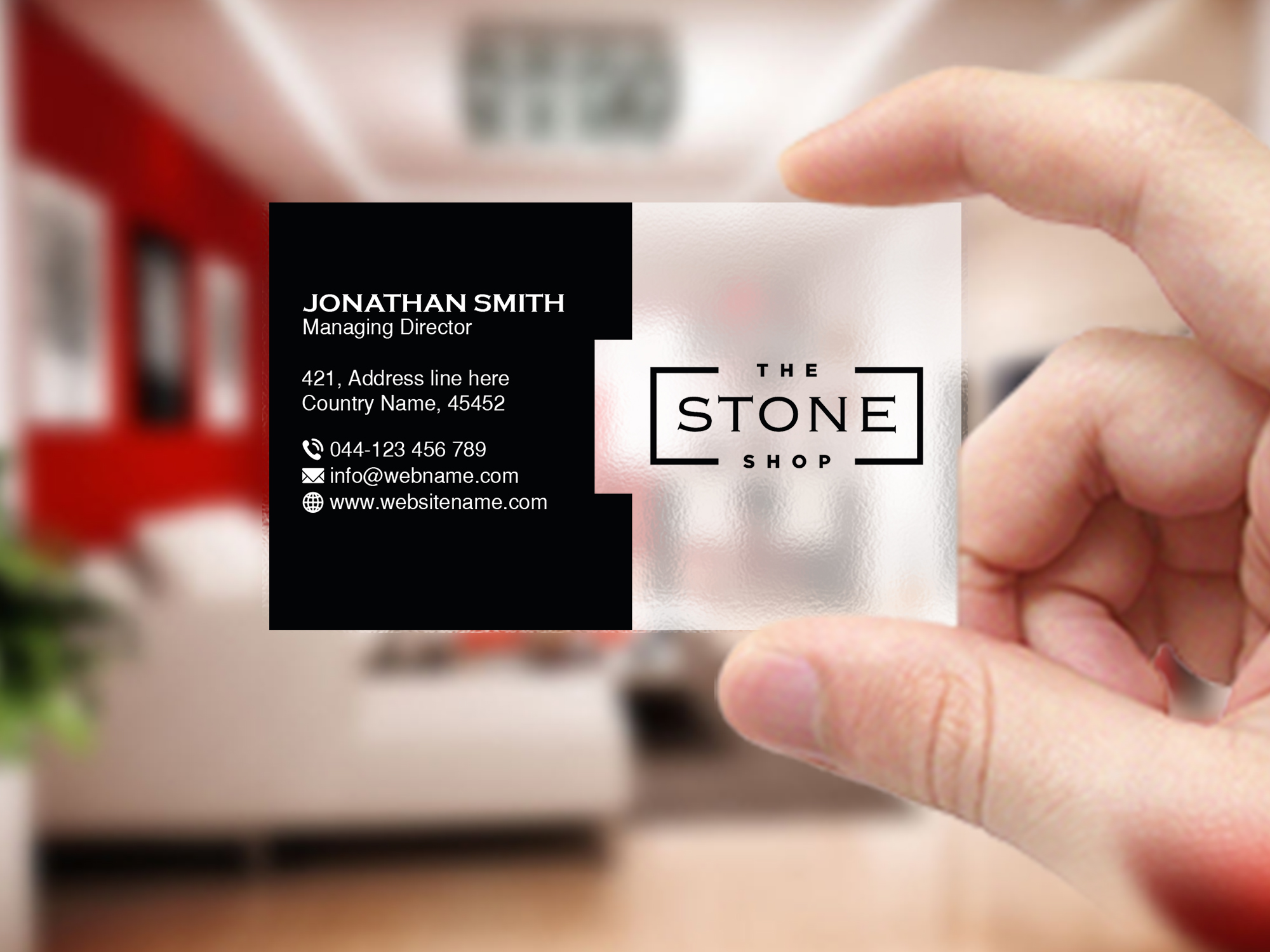 Business Card Design by Creations Box 2015 for The Stone Shop | Design #27851219