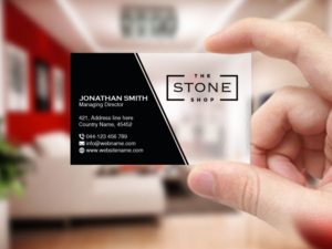 Business Card Design by Creations Box 2015 for The Stone Shop | Design: #27851220