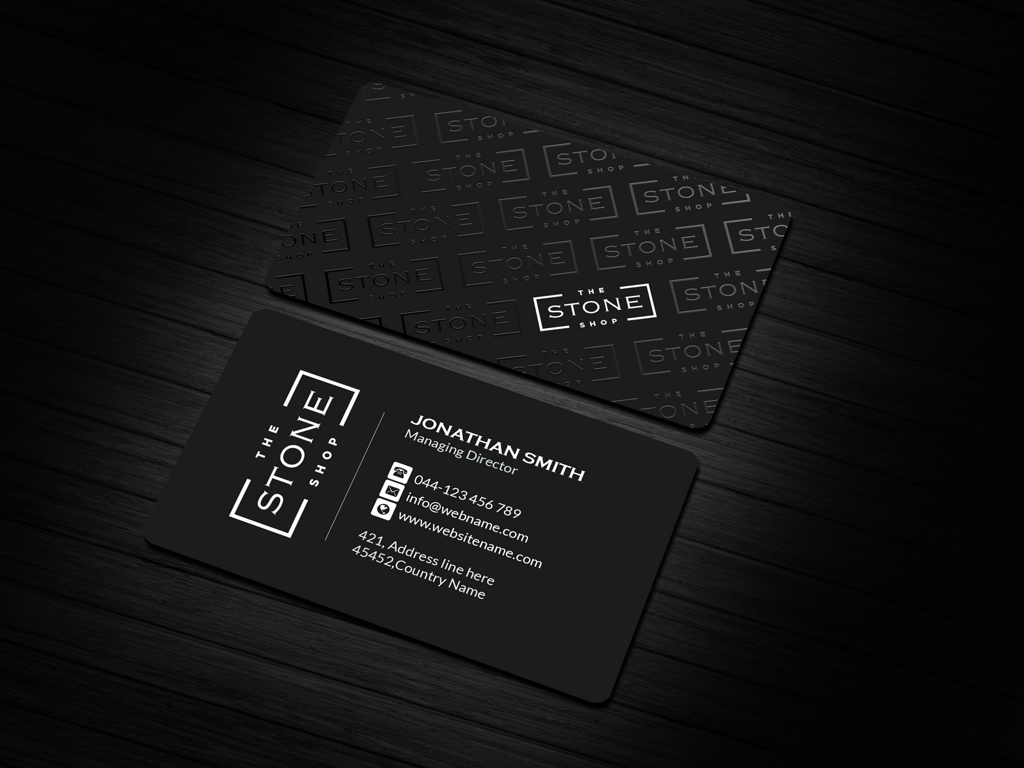 Business Card Design by Creations Box 2015 for The Stone Shop | Design #27853997