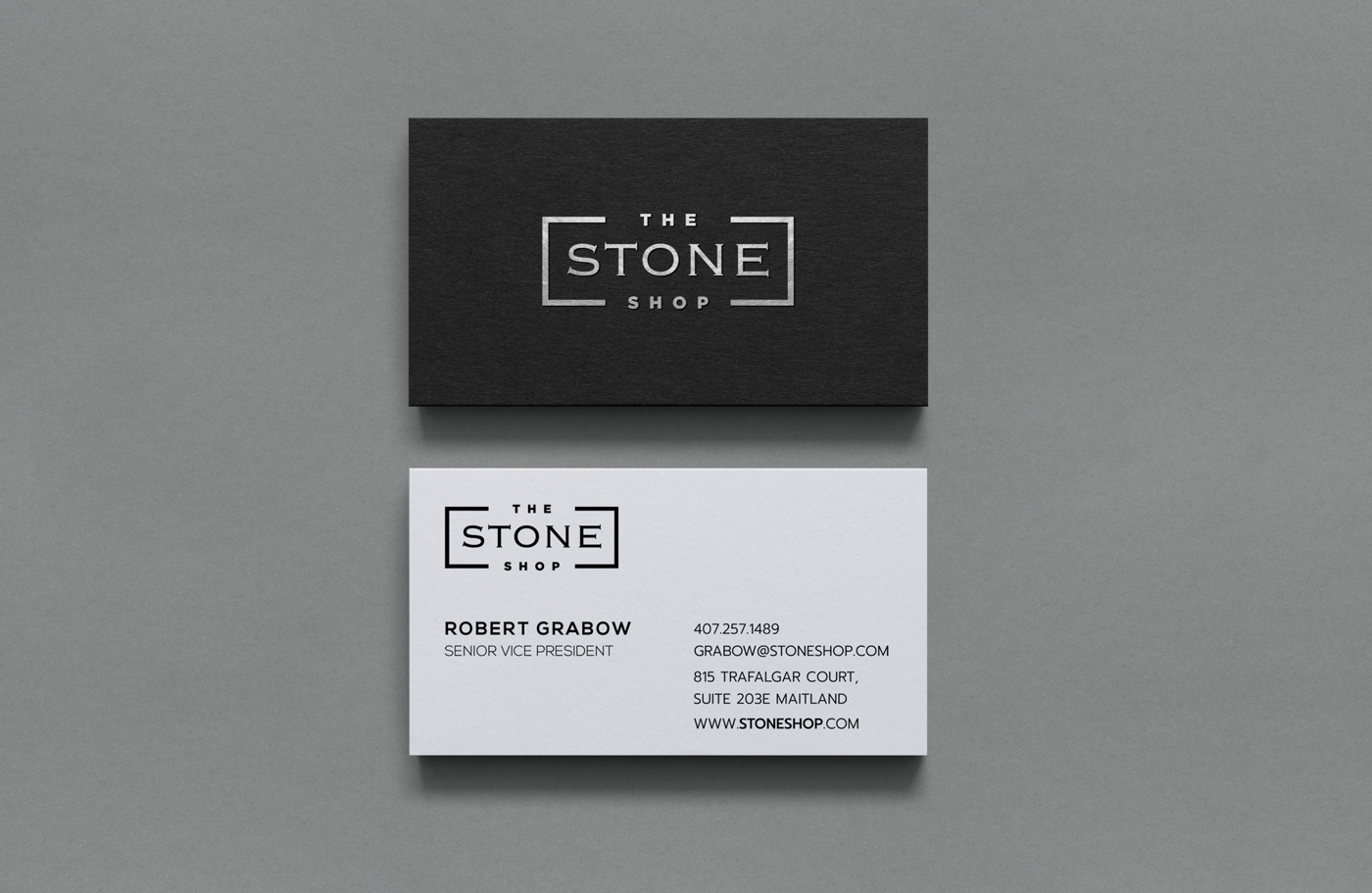 Business Card Design by HYPdesign for The Stone Shop | Design #27851078