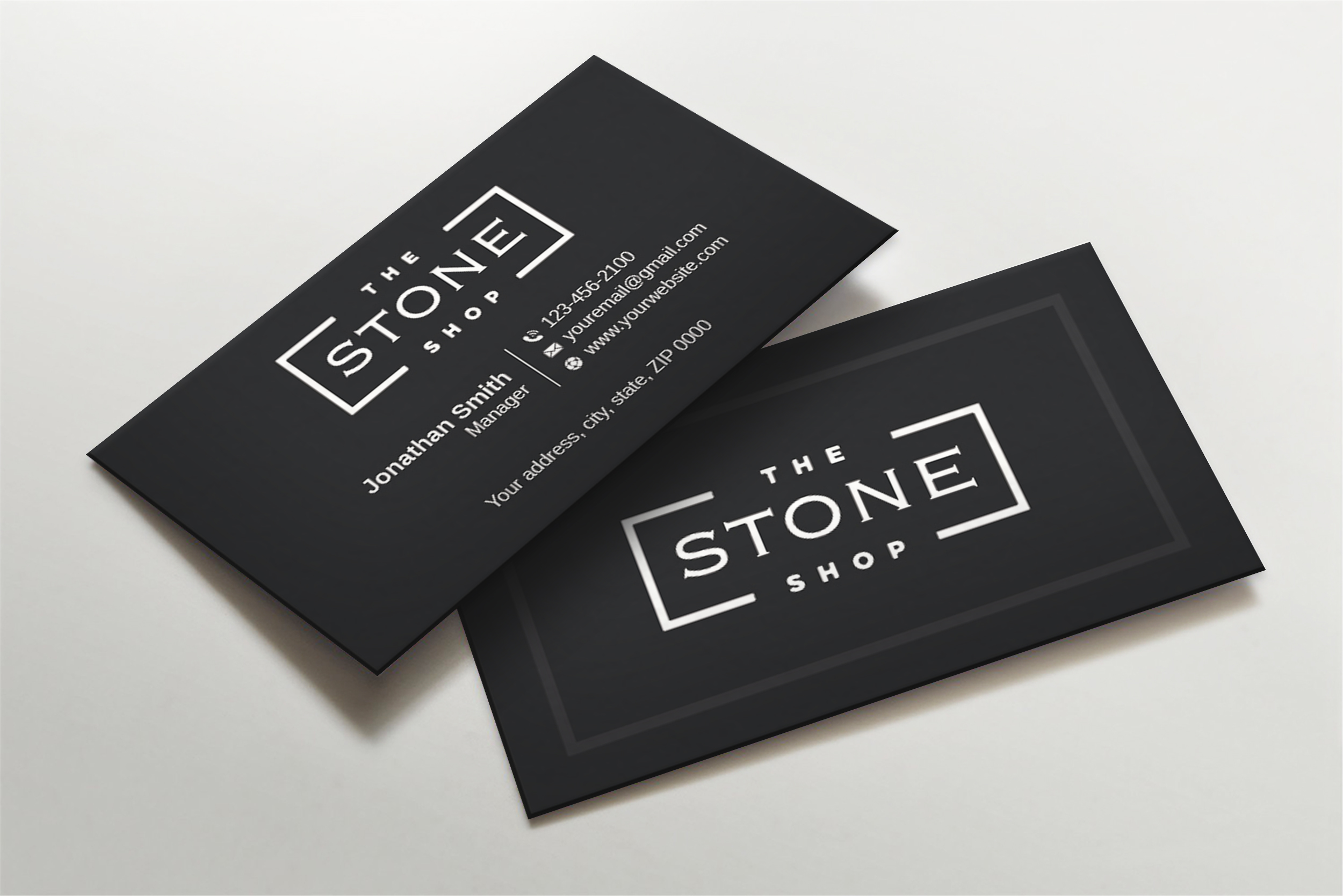Business Card Design by LAXMI DESIGNHUB for The Stone Shop | Design #27850144