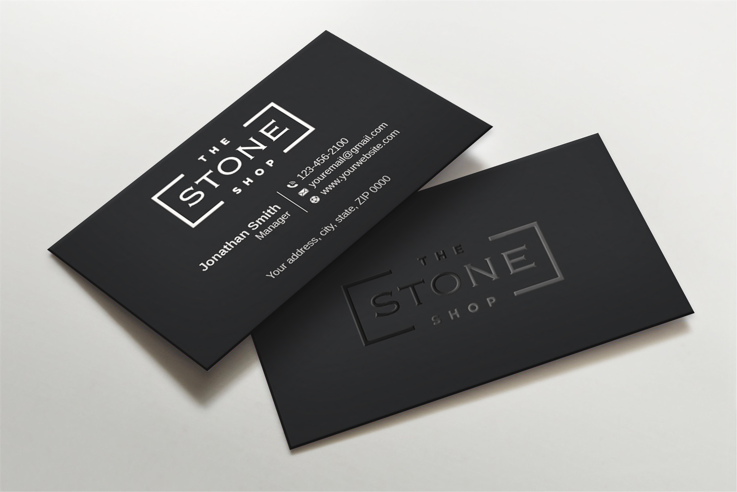 Business Card Design by LAXMI DESIGNHUB for The Stone Shop | Design #27850145