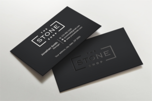 Business Card Design by LAXMI DESIGNHUB for The Stone Shop | Design: #27850145