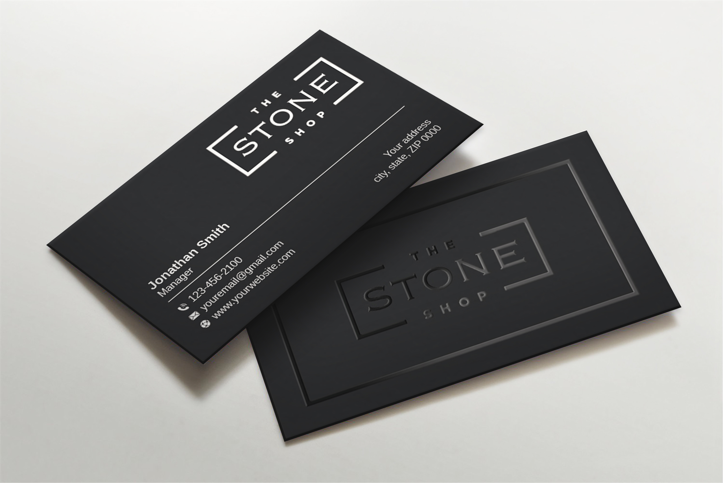 Business Card Design by LAXMI DESIGNHUB for The Stone Shop | Design #27850146