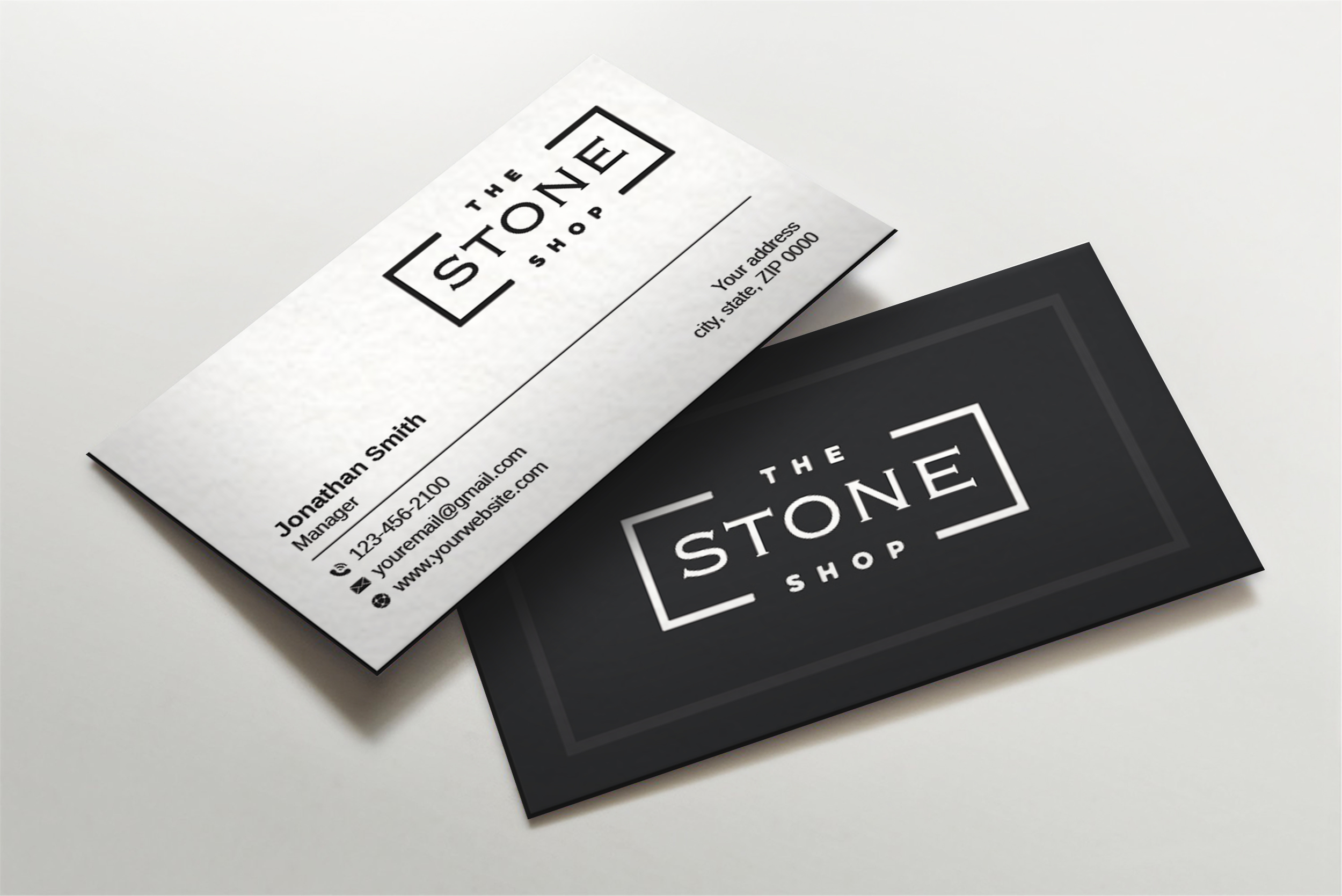 Business Card Design by LAXMI DESIGNHUB for The Stone Shop | Design #27850148