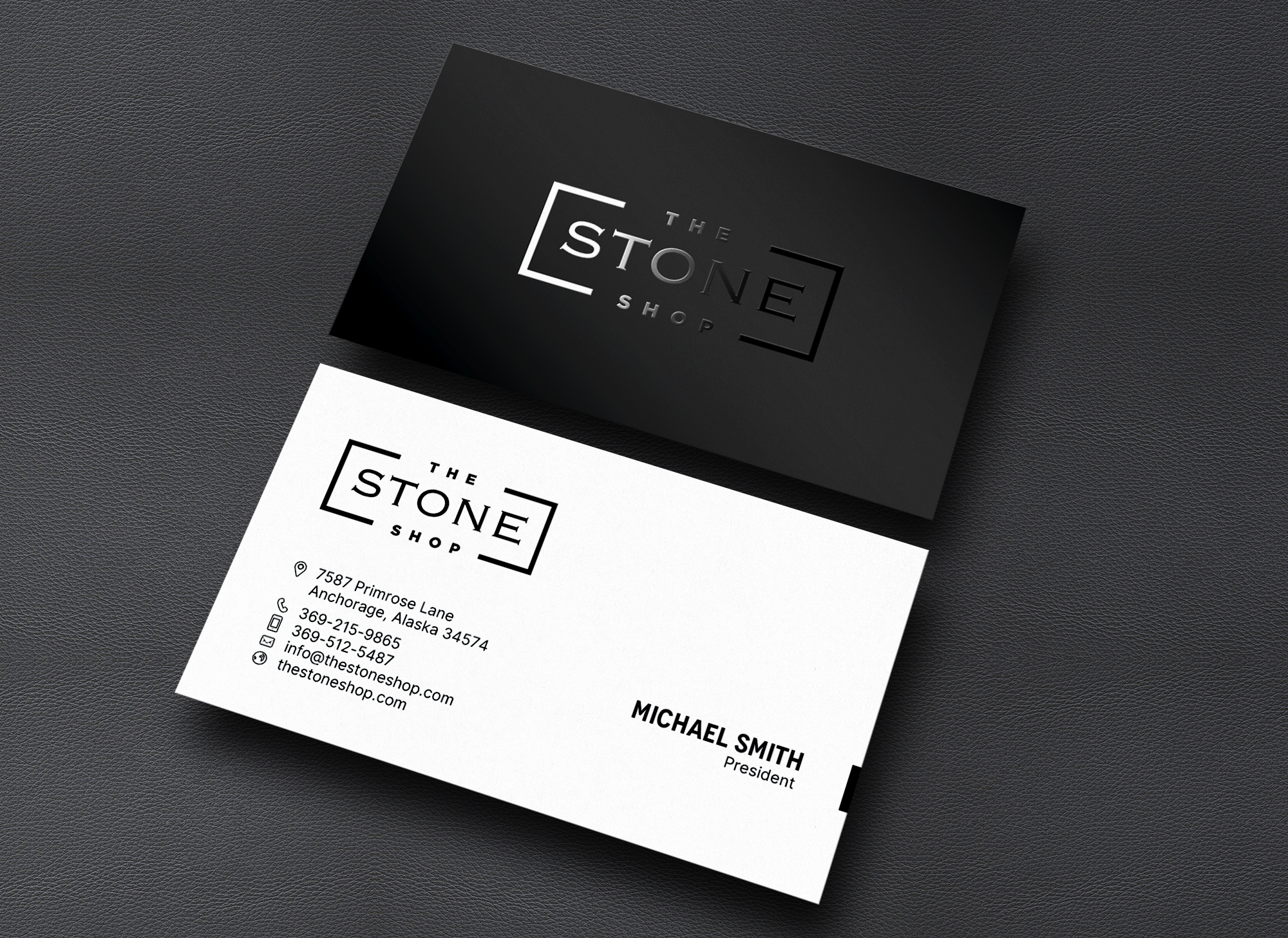 Business Card Design by chandrayaan.creative for The Stone Shop | Design #27849885