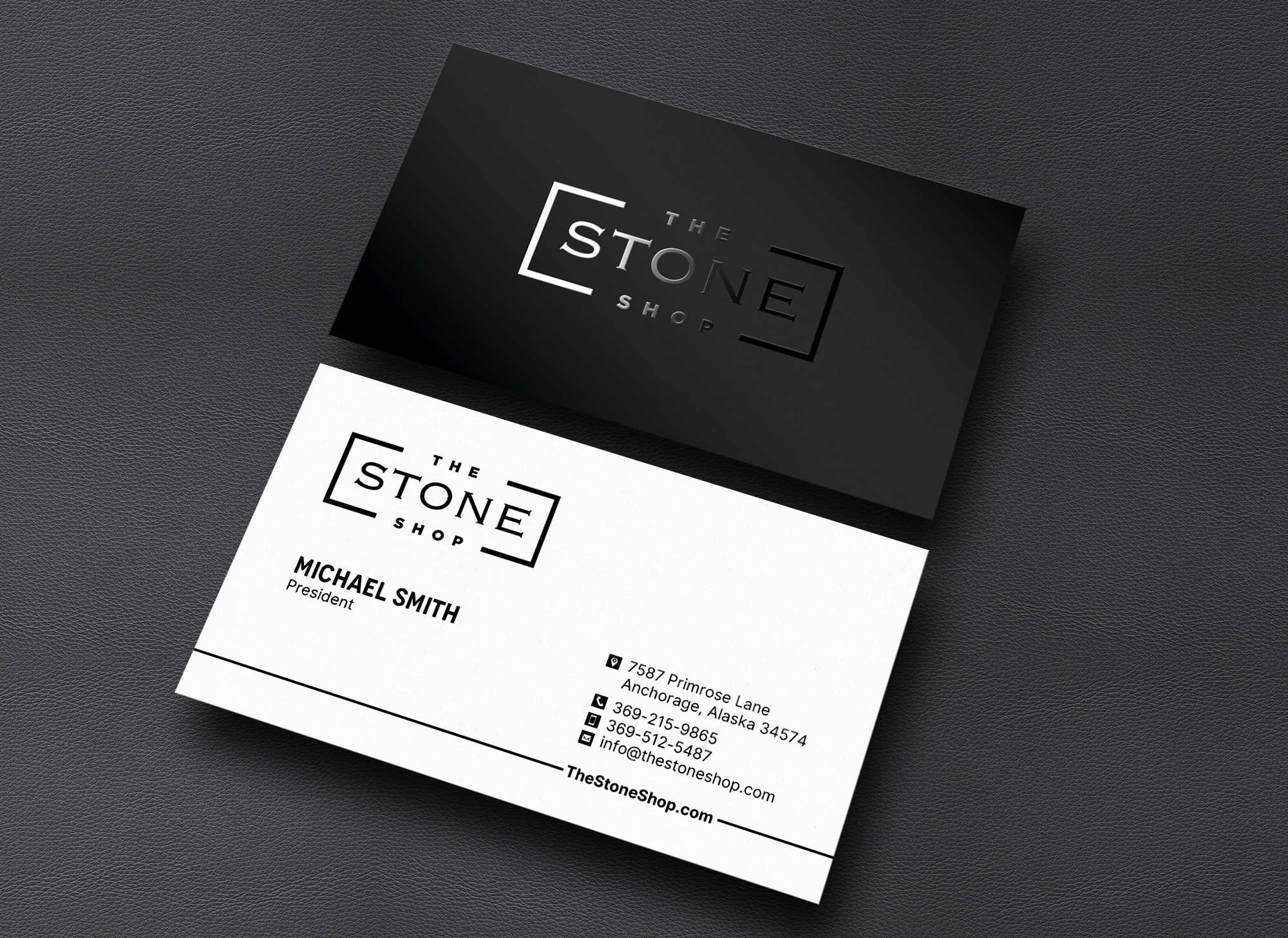 Business Card Design by chandrayaan.creative for The Stone Shop | Design #27849888