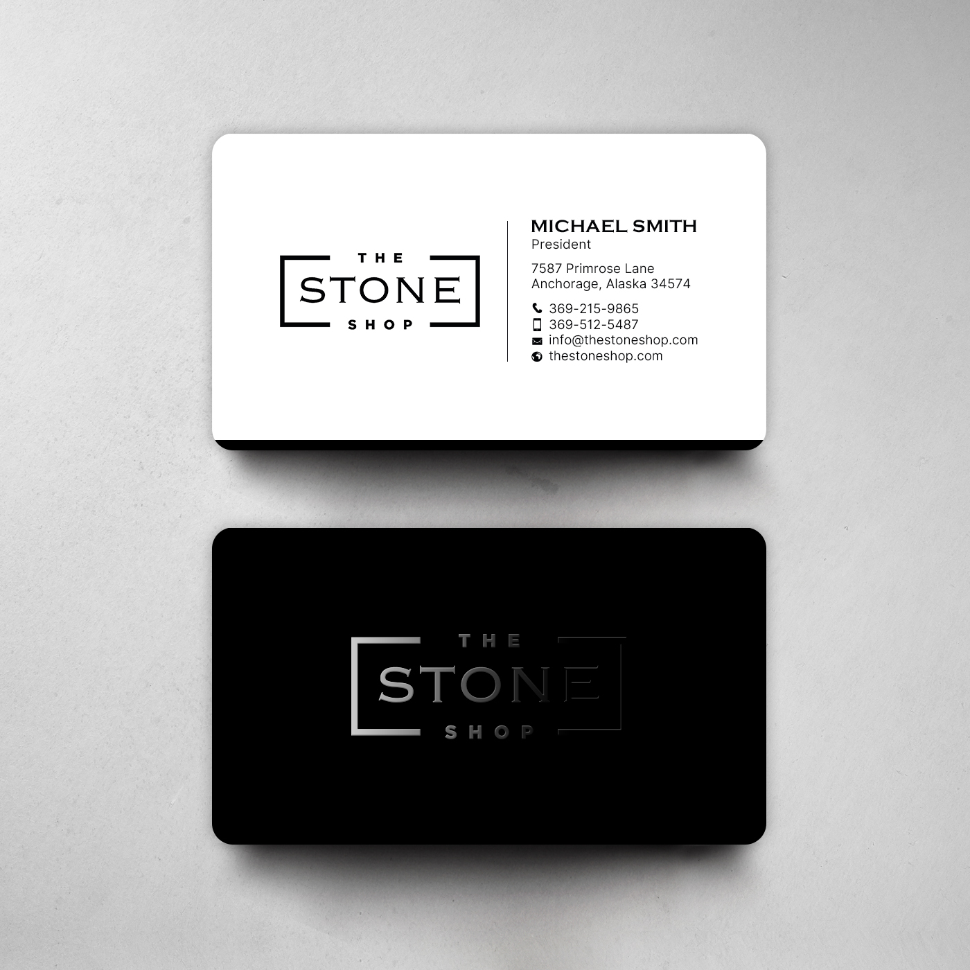 Business Card Design by chandrayaan.creative for The Stone Shop | Design #27863117