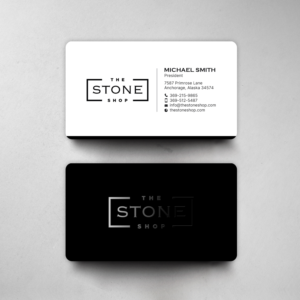Business Card Design by chandrayaan.creative for The Stone Shop | Design: #27863117
