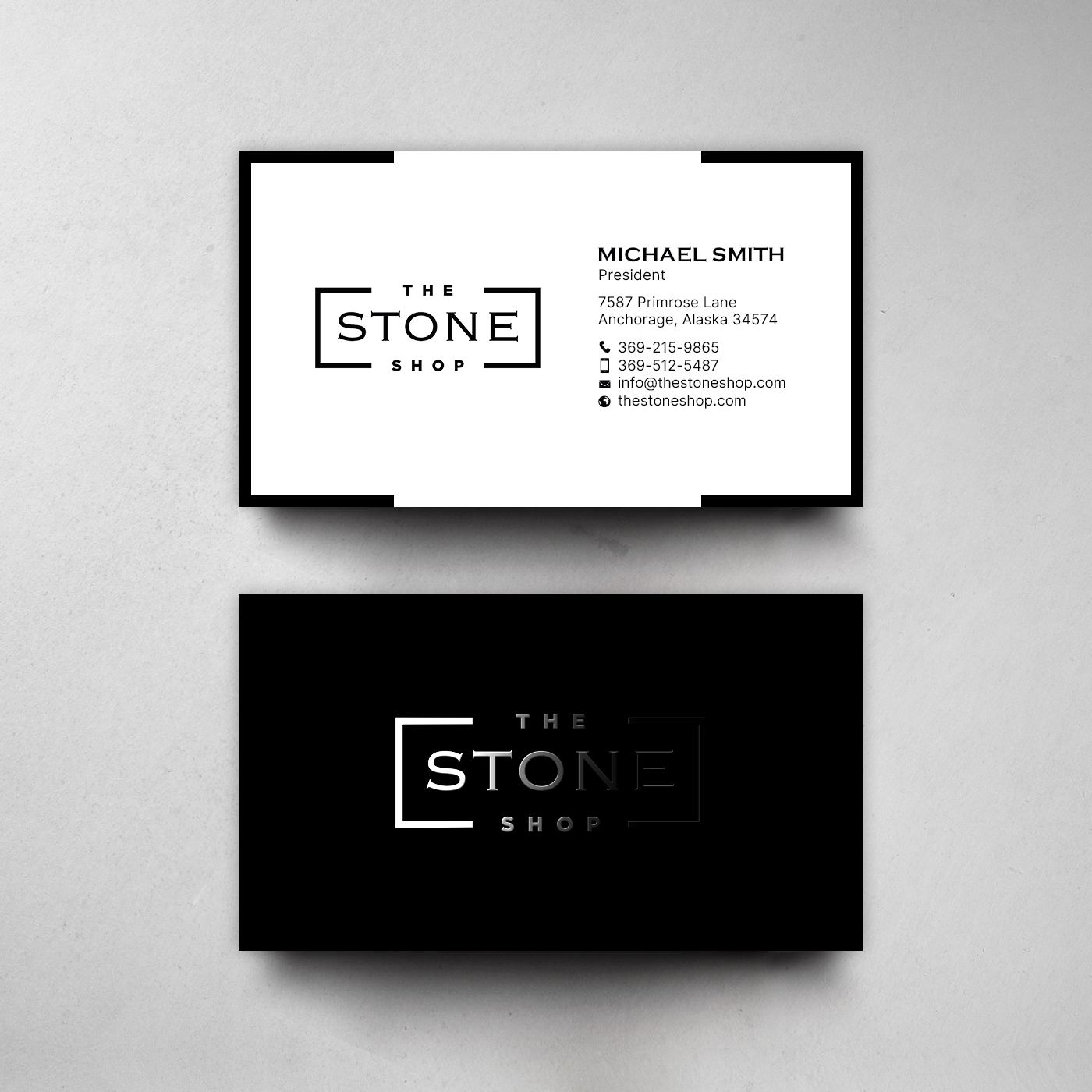 Business Card Design by chandrayaan.creative for The Stone Shop | Design #27863130