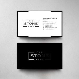 Business Card Design by chandrayaan.creative for The Stone Shop | Design: #27863130