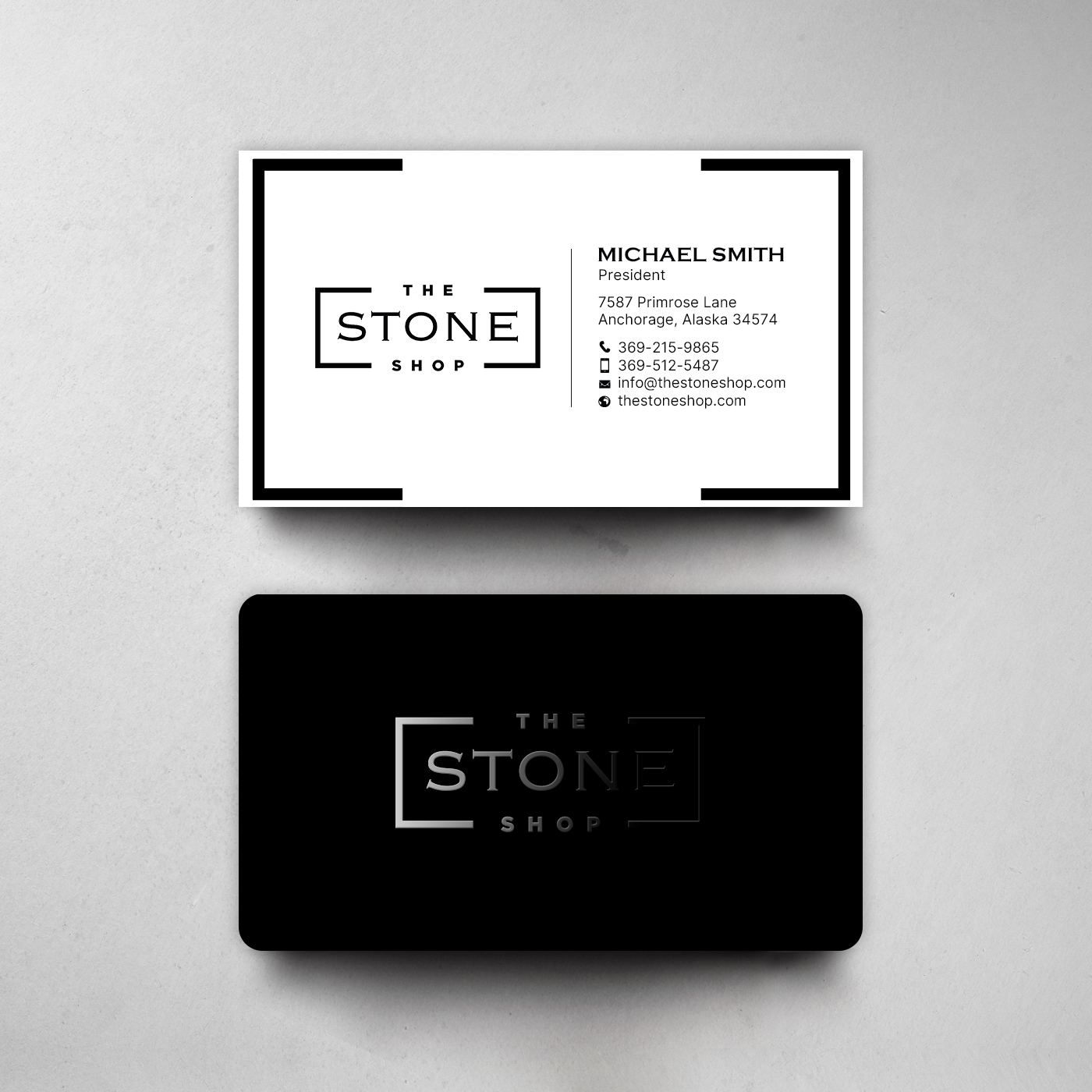 Business Card Design by chandrayaan.creative for The Stone Shop | Design #27863144