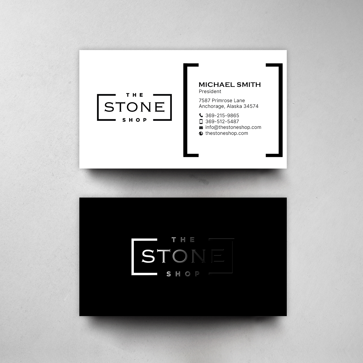 Business Card Design by chandrayaan.creative for The Stone Shop | Design #27863221