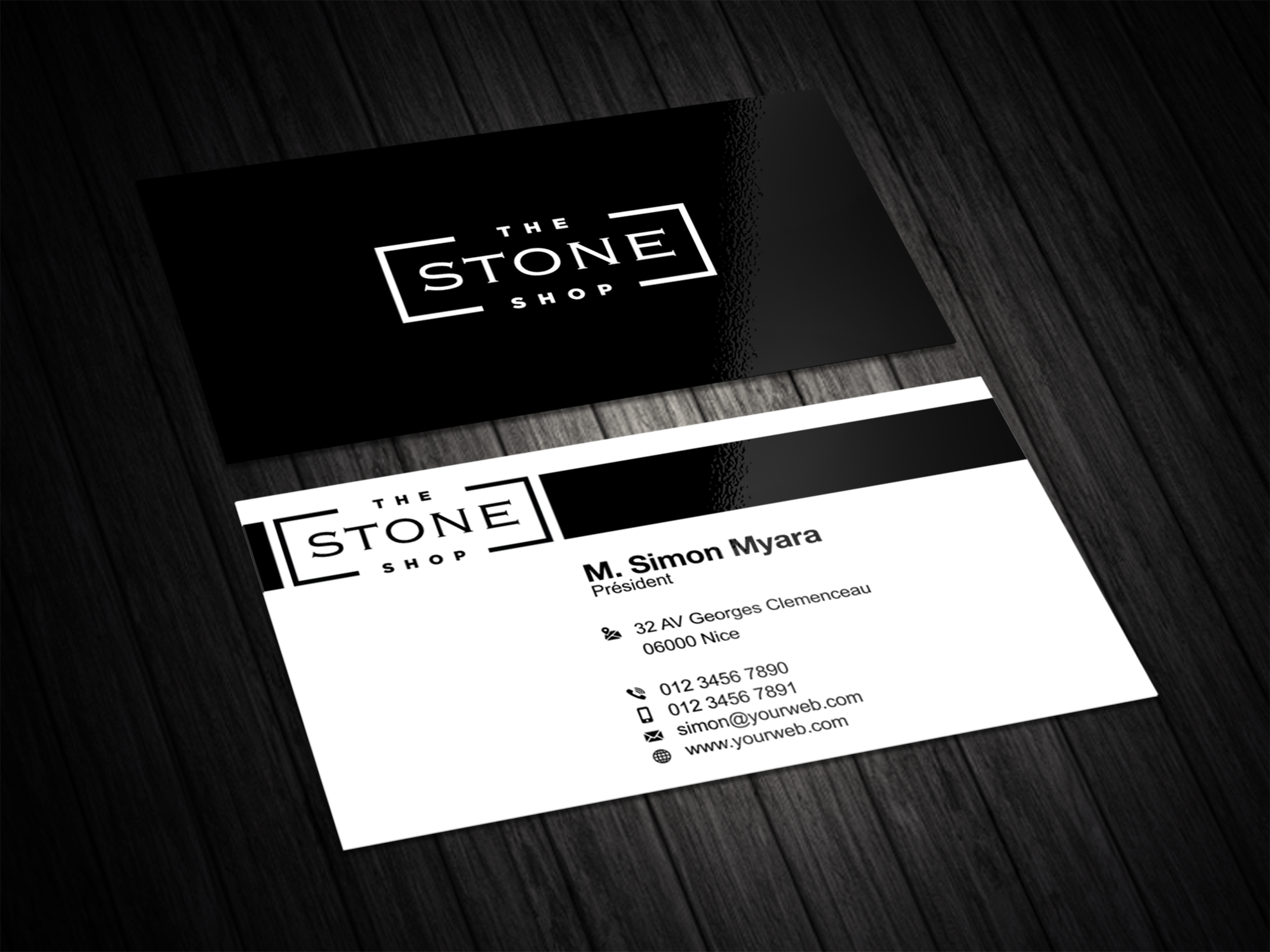 Business Card Design by vintana for The Stone Shop | Design #27854991