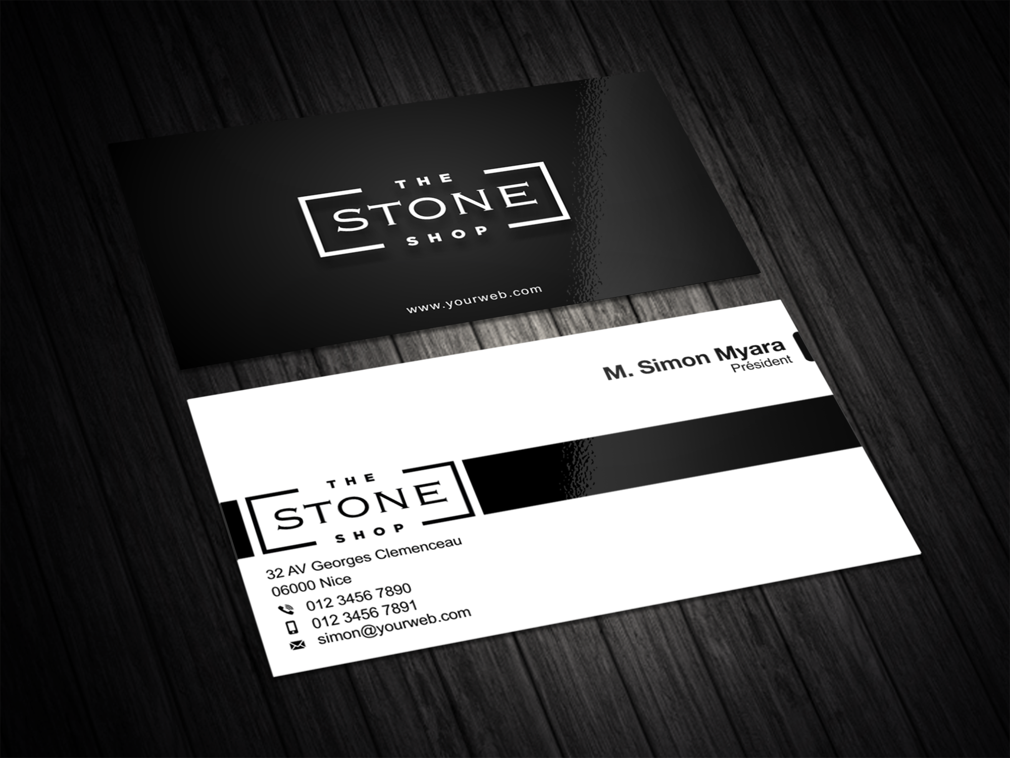 Business Card Design by vintana for The Stone Shop | Design #27855002