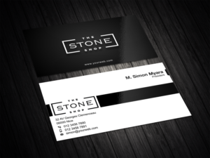Business Card Design by vintana for The Stone Shop | Design: #27855002