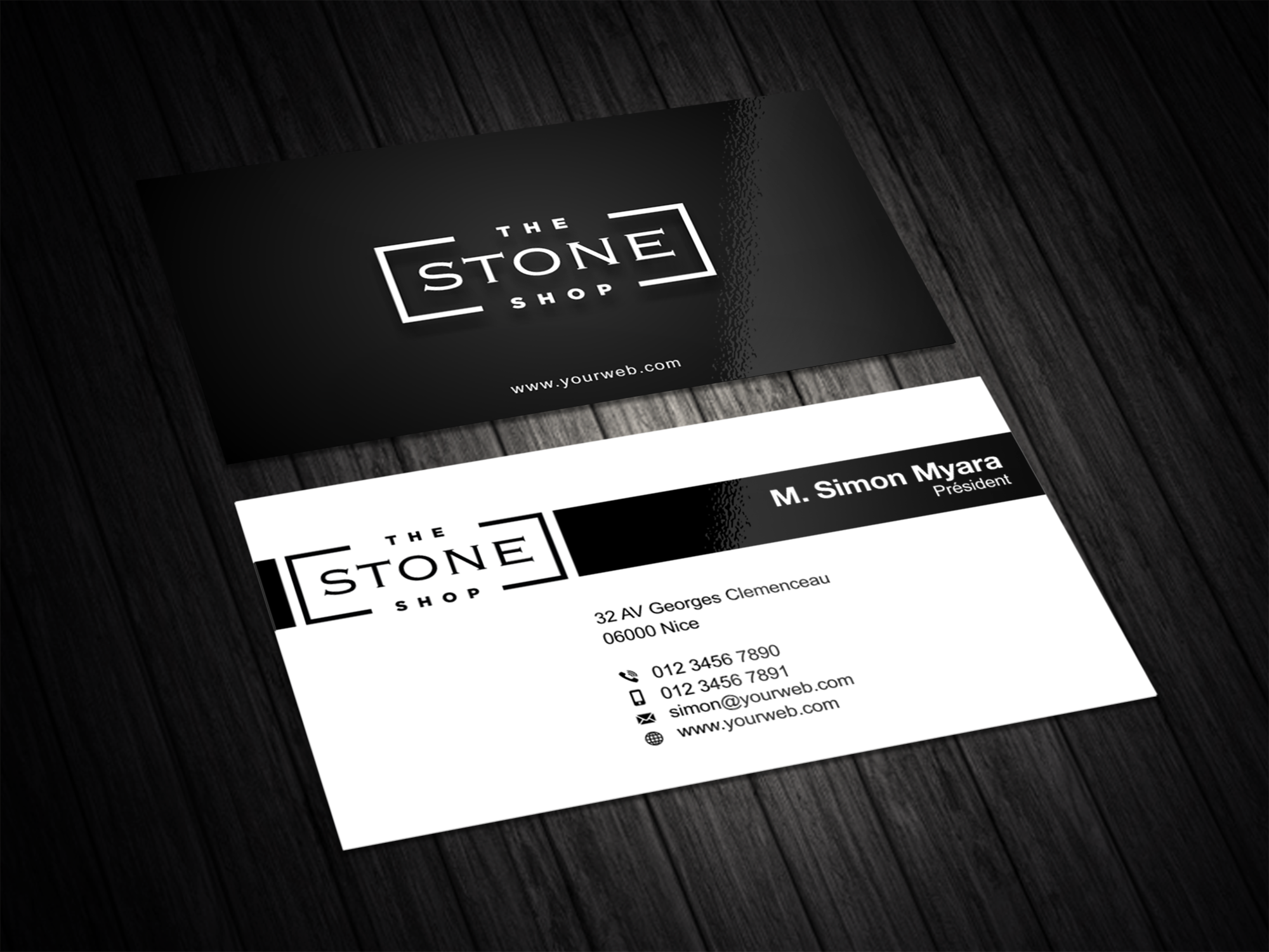 Business Card Design by vintana for The Stone Shop | Design #27855011