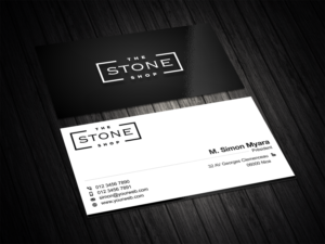 Business Card Design by vintana for The Stone Shop | Design: #27855015