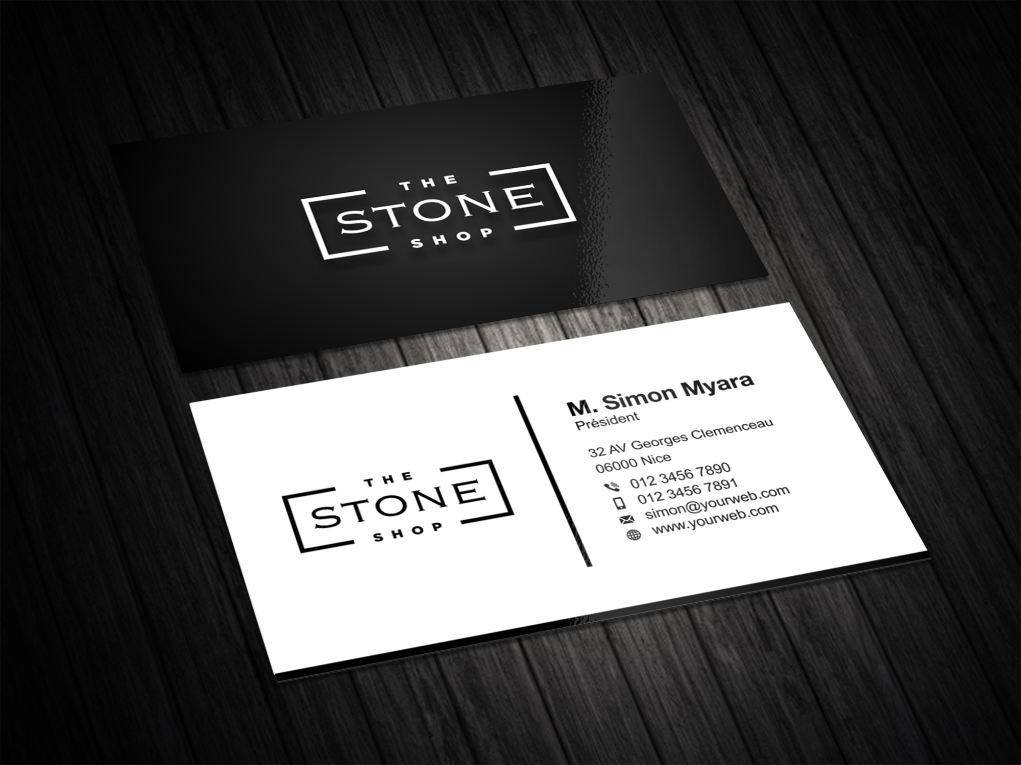 Business Card Design by vintana for The Stone Shop | Design #27855026