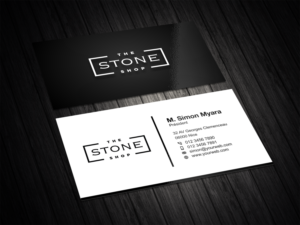 Business Card Design by vintana for The Stone Shop | Design: #27855026