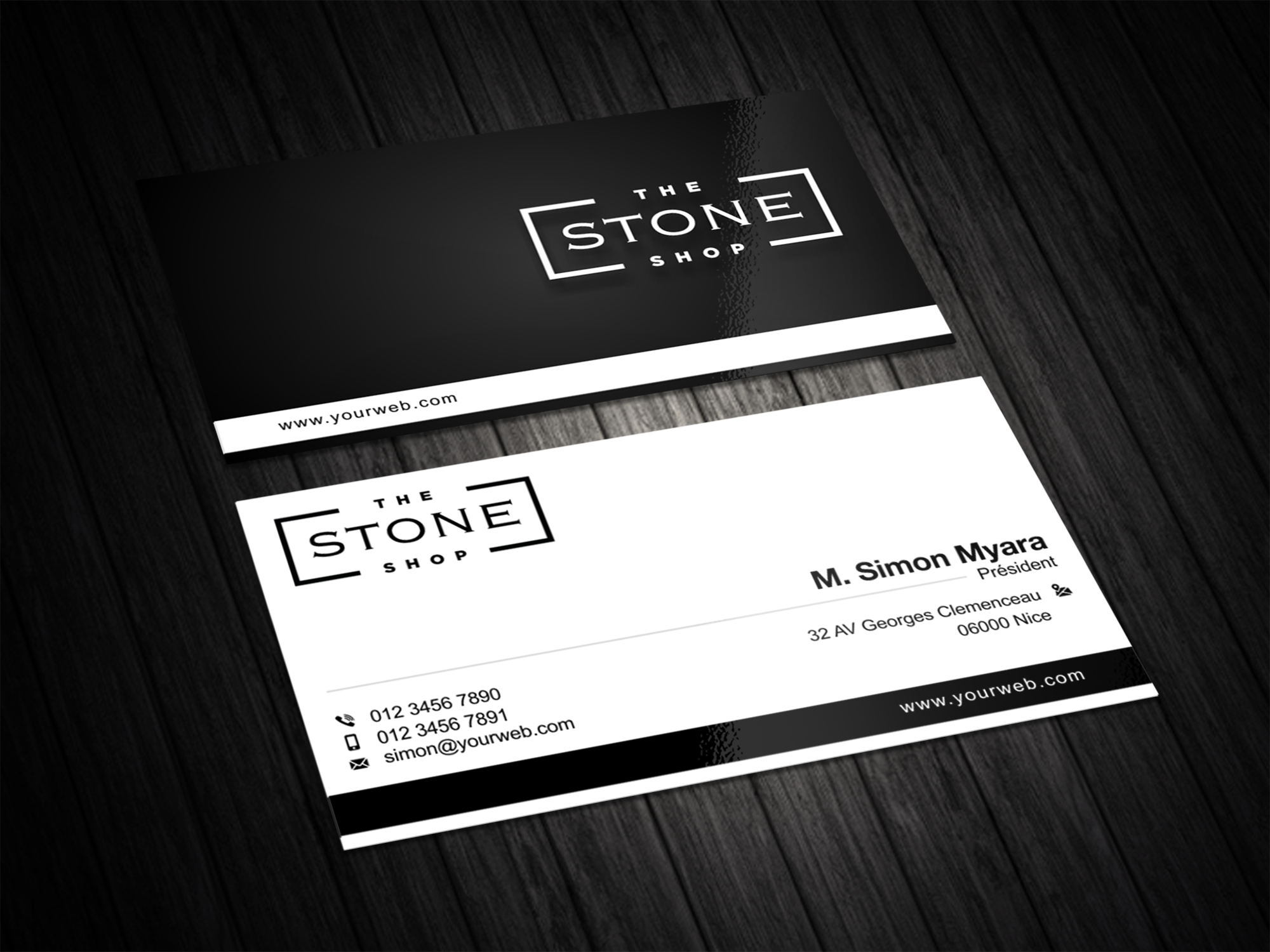 Business Card Design by vintana for The Stone Shop | Design #27855030