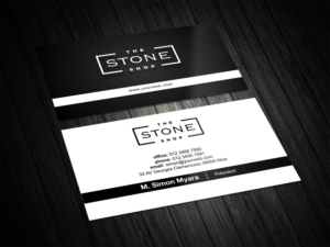 Business Card Design by vintana for The Stone Shop | Design: #27855034