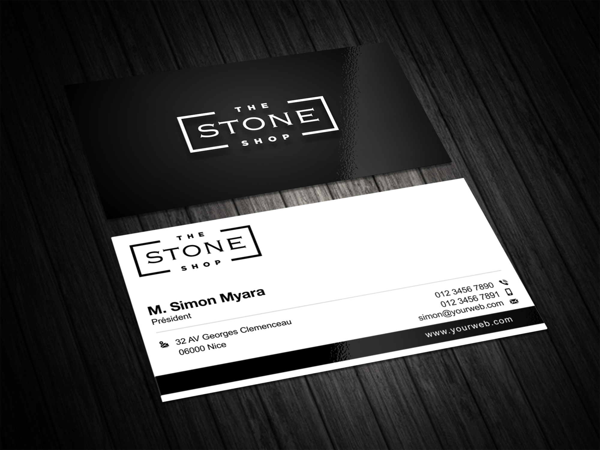 Business Card Design by vintana for The Stone Shop | Design #27858016