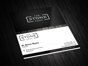 Business Card Design by vintana for The Stone Shop | Design: #27858016