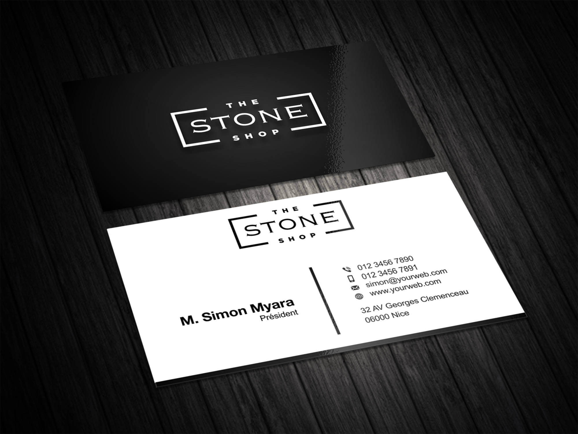 Business Card Design by vintana for The Stone Shop | Design #27858104