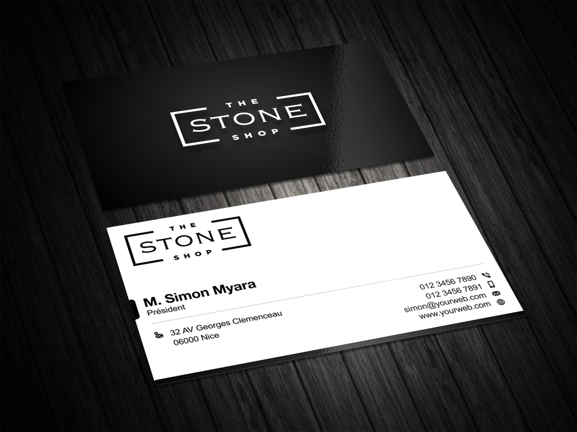 Business Card Design by vintana for The Stone Shop | Design #27858115