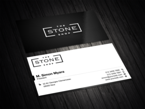 Business Card Design by vintana for The Stone Shop | Design: #27858115